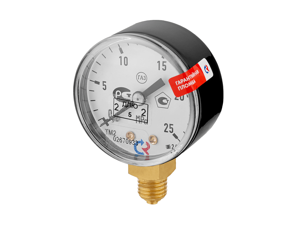 Манометр ТМ-210Р.00(0-25МРа) M12x1,5.2,5. ГАЗ