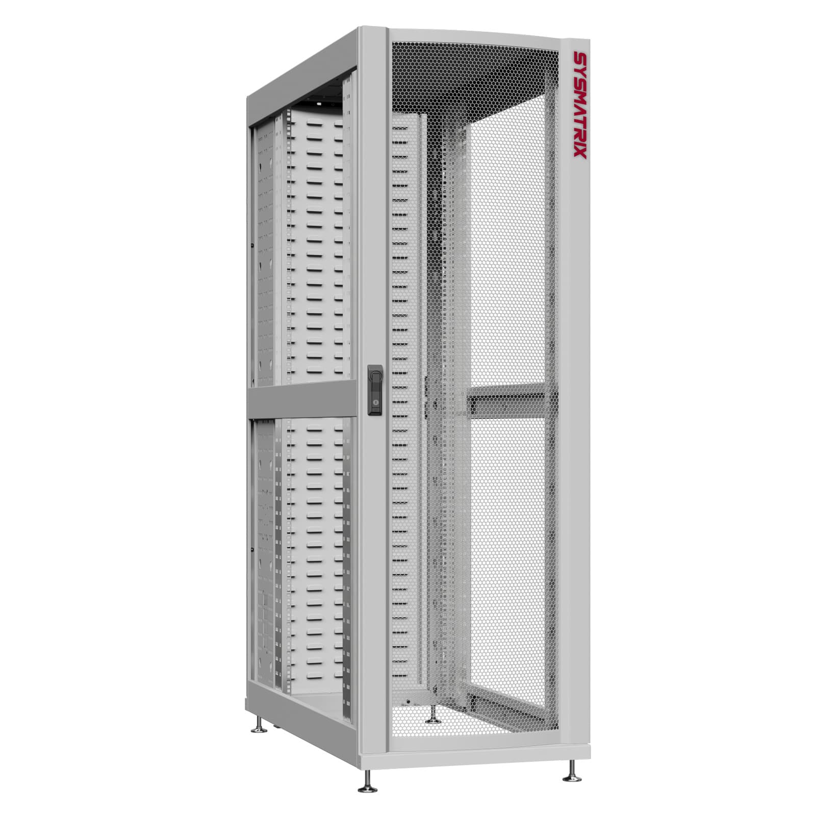 Шкаф серверный 45U 600х1070 передняя дверь: одностворчатая перфорированная IP20. задняя дверь: протект IP41. боковые панели: без. цвет: серый RAL7035