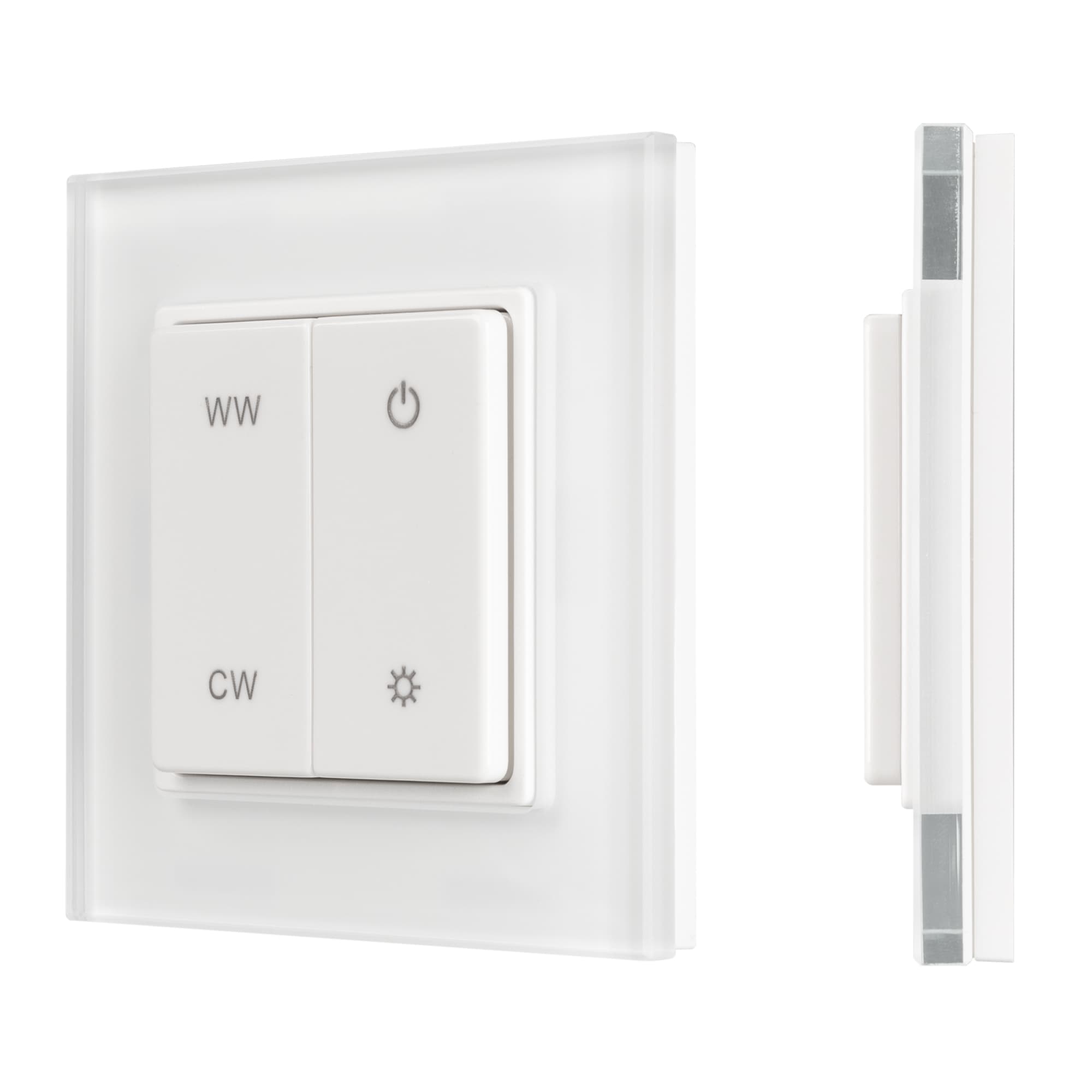 Панель SMART-P49-MIX-G-SUF 3V, 1 зона, Knob, 2.4G ARL, пластик