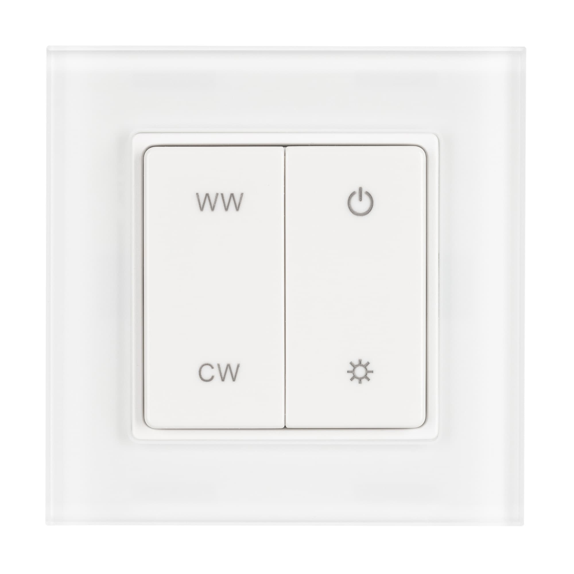 Панель SMART-P49-MIX-G-SUF 3V, 1 зона, Knob, 2.4G ARL, пластик