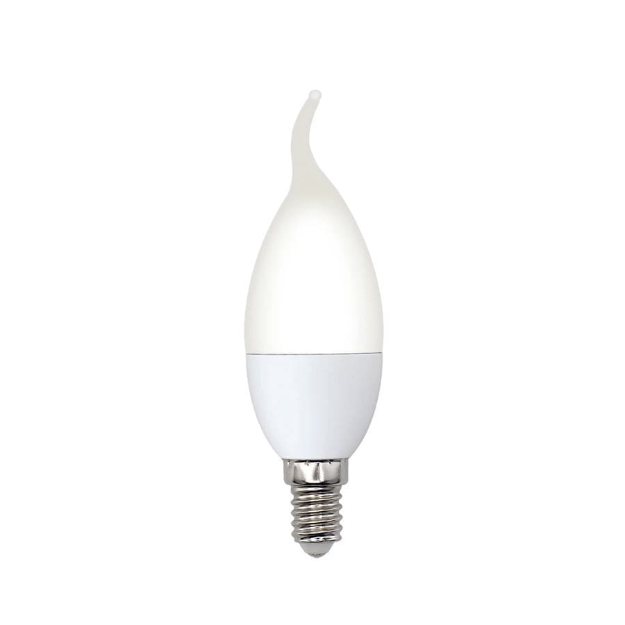 Лампа светодиодная LED-CW37-5W/3000K/E14/FR/SLS Форма свеча на ветру матовая Теплый (3000K)