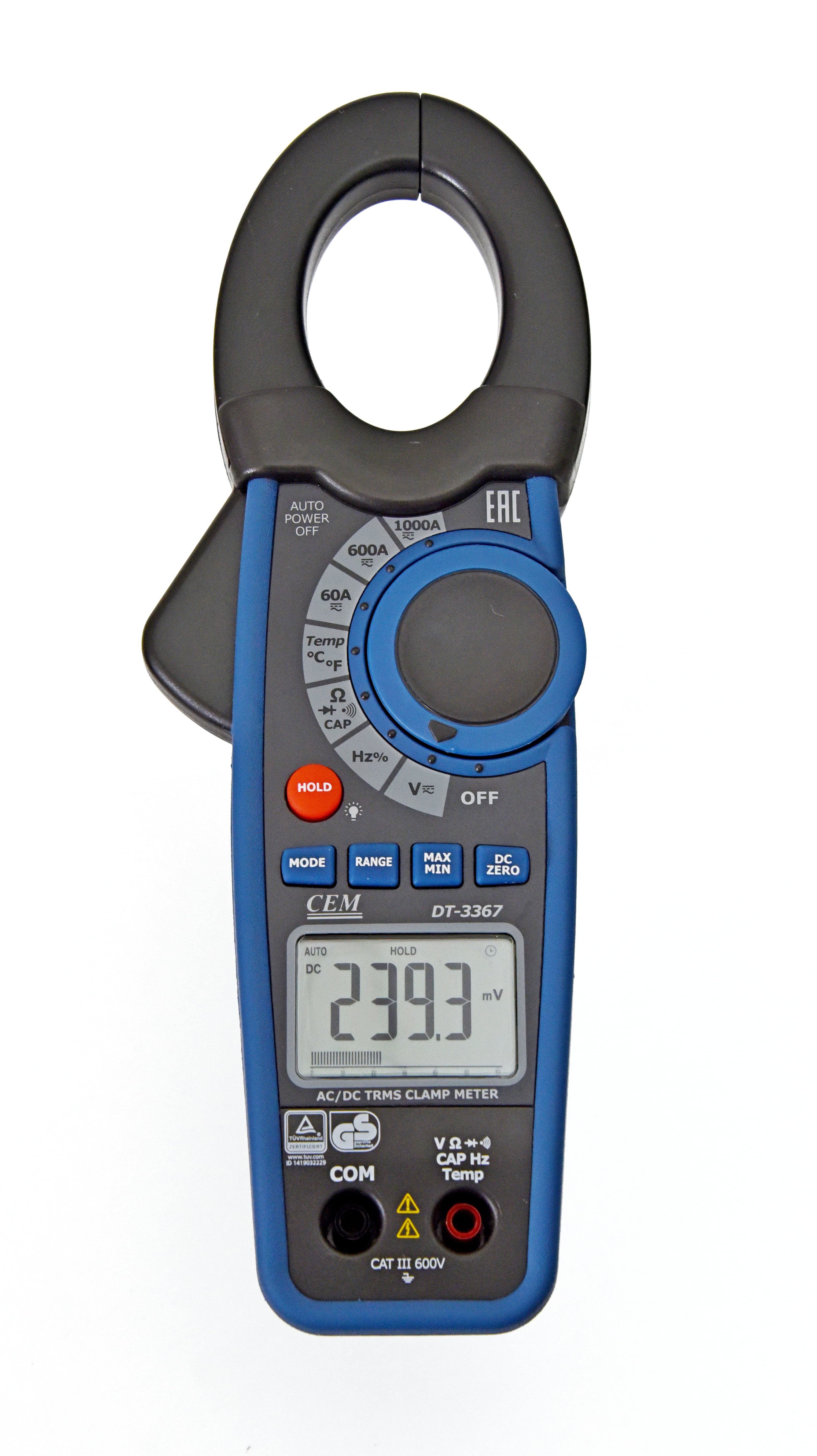 Клещи электроизмерительные True RMS DT-3367
