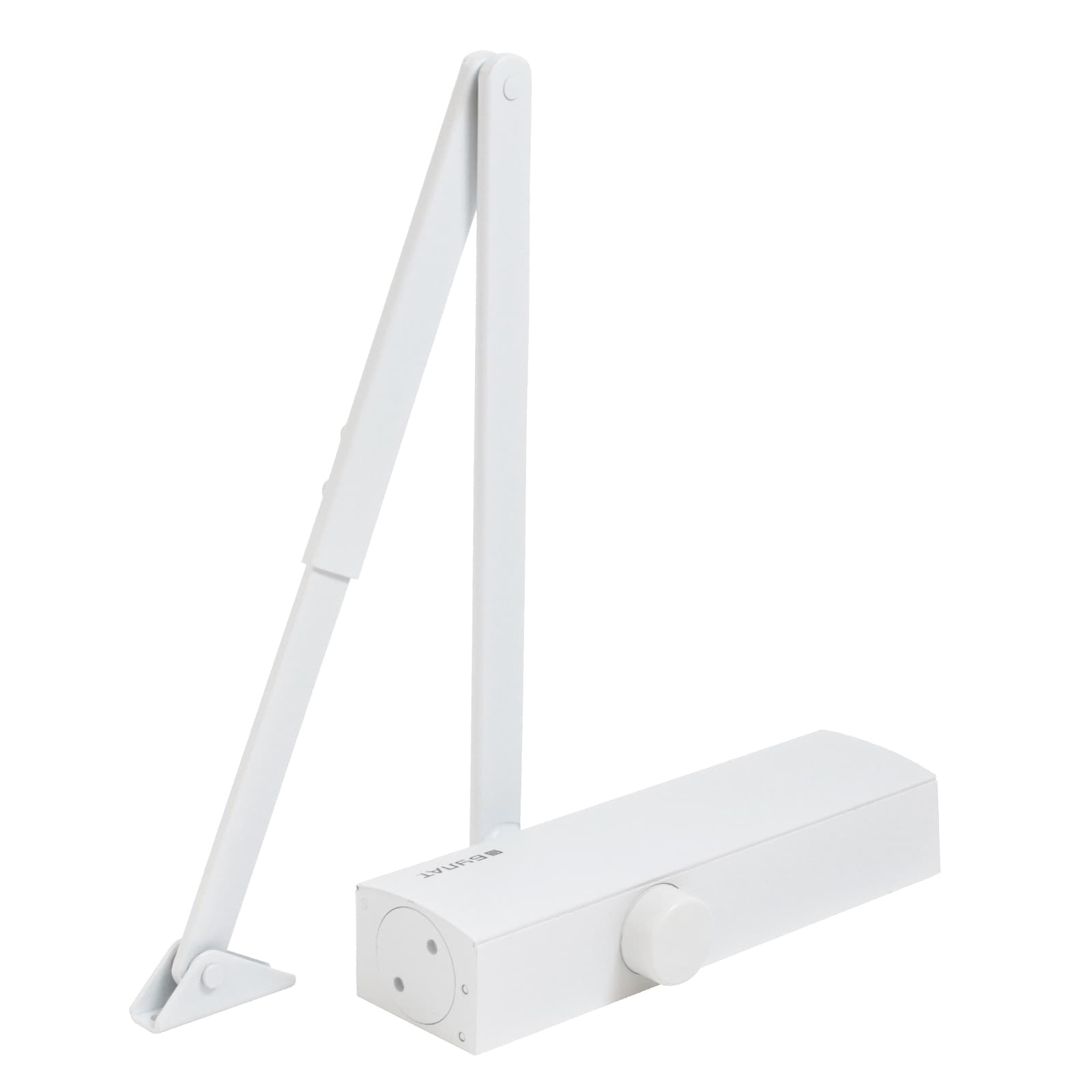 Доводчик дверной  БУЛАТ  PROFI ДД 802/5 B-W (25-120 кг) белый