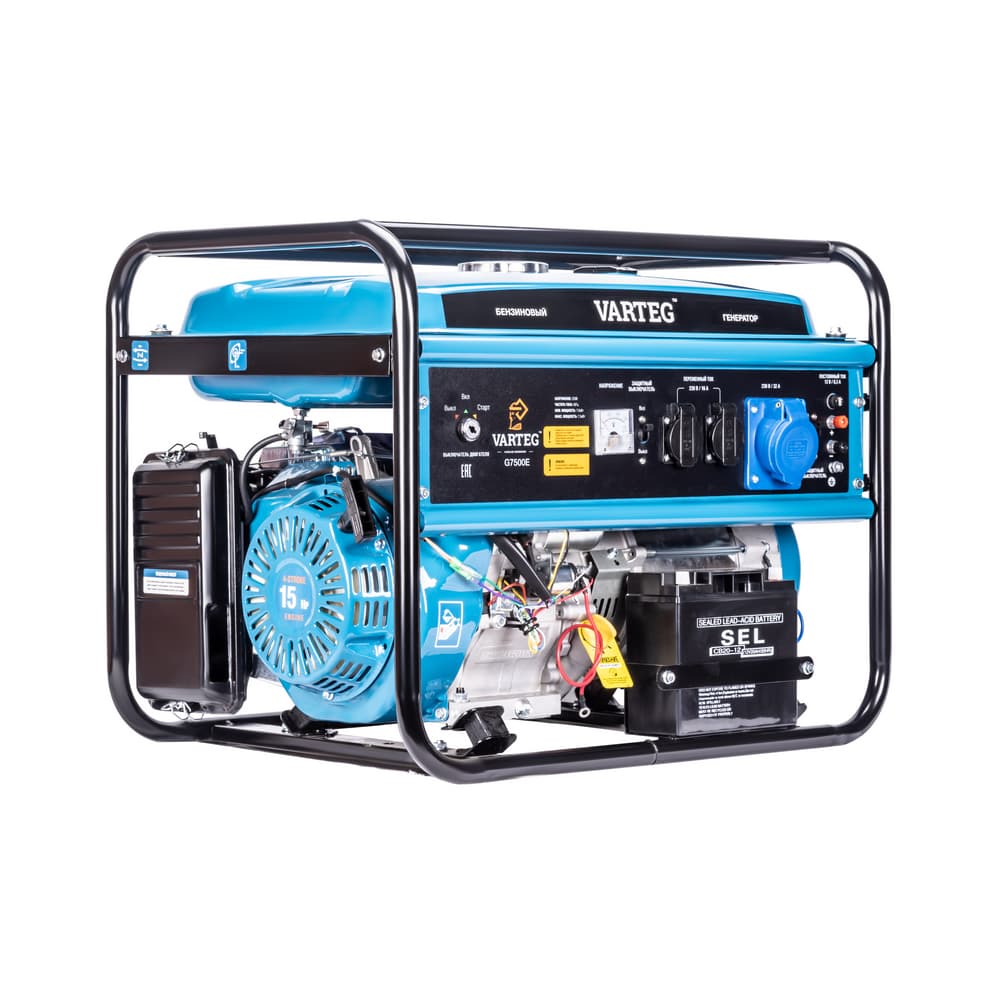 Генератор бензиновый G7500E 6,5кВт