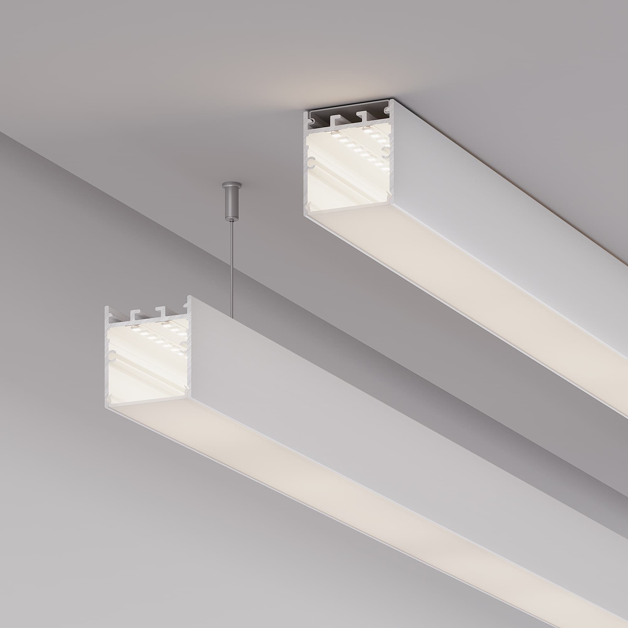 Профиль SL-LINE-3638-LW-3000 WHITE (Алюминий)