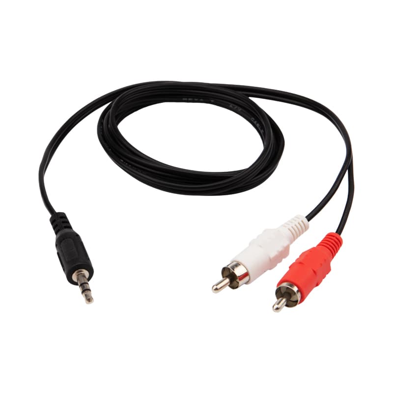 Аудио кабель 3.5 мм - 2 RCA, 1.2 м, СМАРТКИП