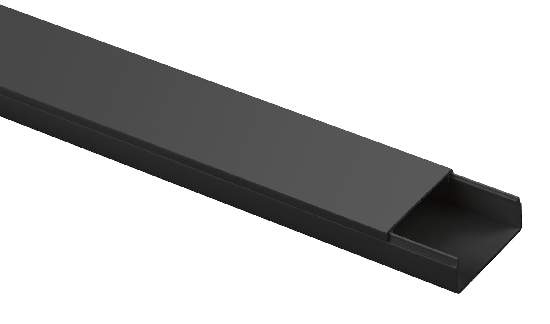 Кабель-канал ЭРА KK-B-40-16 черный 40x16мм 30м