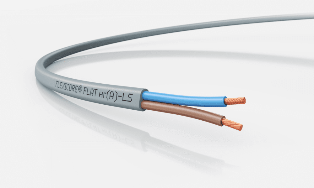 Кабель силовой FLEXICORE FLAT нг(А)-LS 2X0,75 (50м)