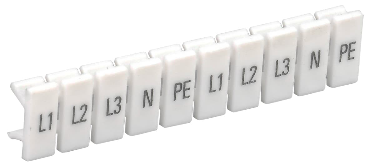 Маркеры для КПИ-1,5мм2 с символами ''L1, L2, L3, N, PE''
