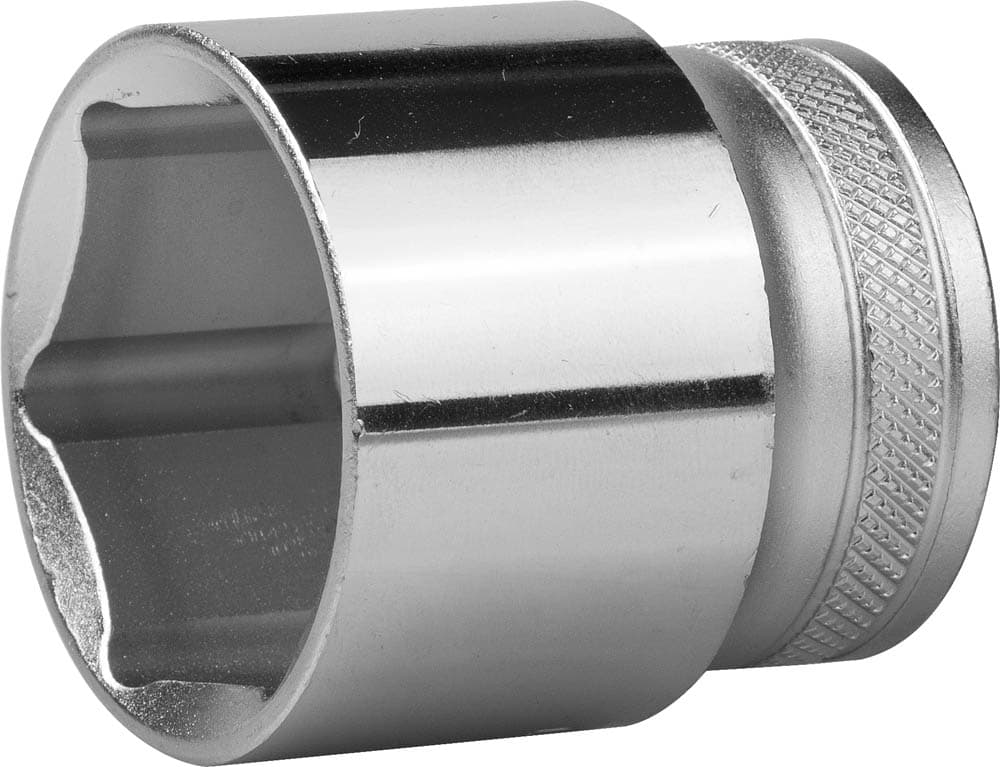 Торцовая головка ''INDUSTRIE QUALITAT'', Cr-V, FLANK, хромосатинированная, 1/2'', 32 мм