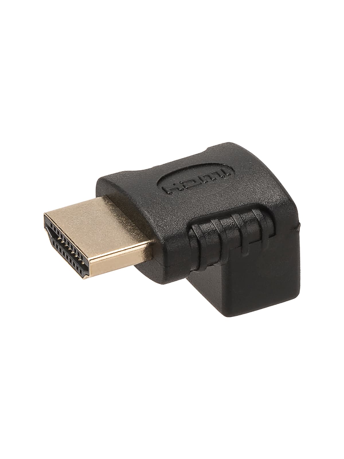 "Переходник ""АВП 4"" штекер HDMI - гнездо HDMI угловой на 90 градусов, позолоченные контакты, TDM"