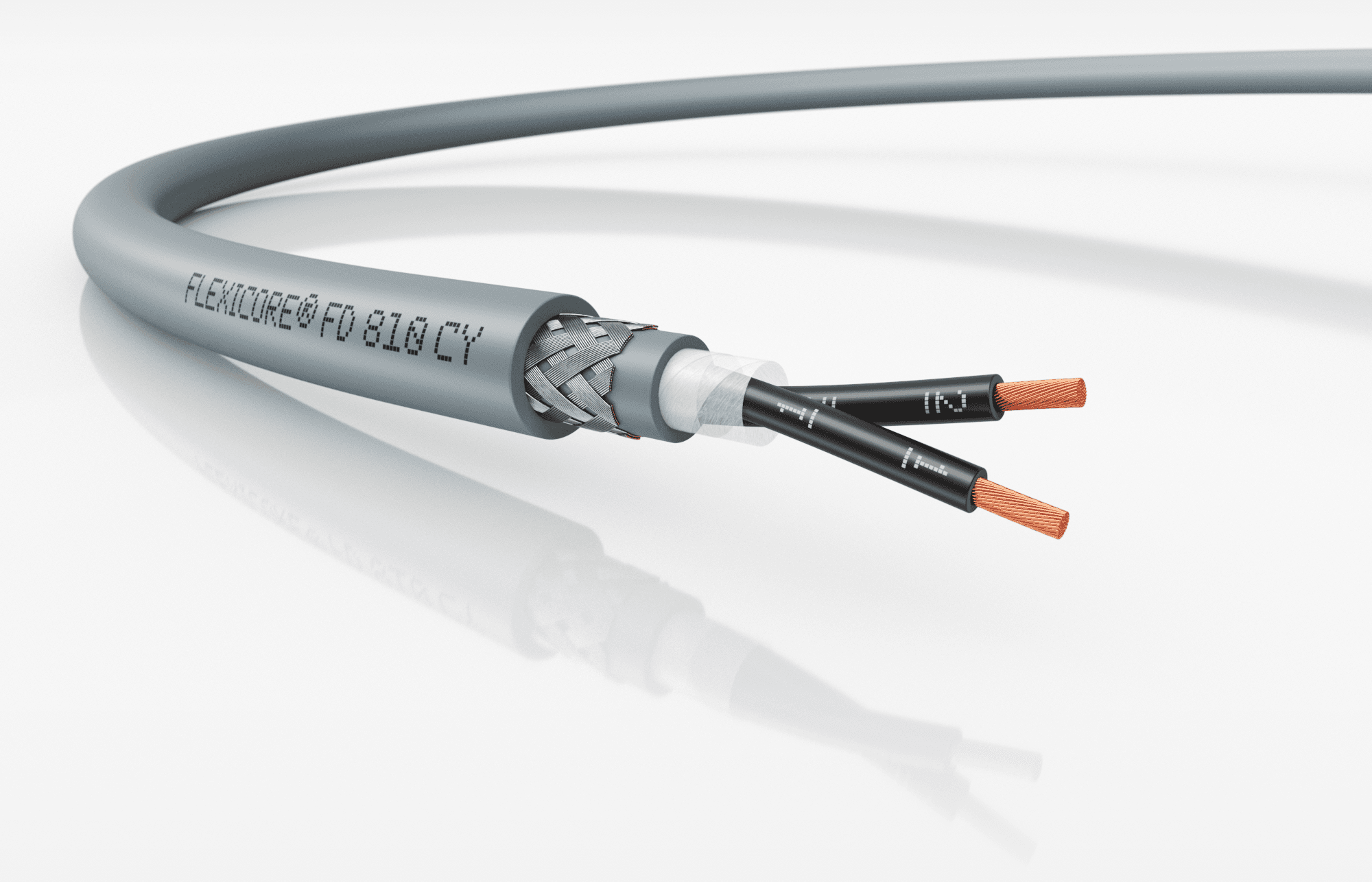 Кабель особогибкий FLEXICORE FD 810 CY 0,6/1 кВ 2X1,5