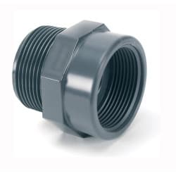 Переходник резьбовой 3'НРх2,1/2'ВР PVC-U PN16 COMER (Италия)