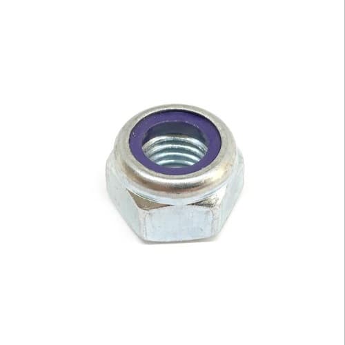 DIN 982 Гайка М10 10 ZN шестигранная              самоконтрящаяся с неметаллической вставкой        оцинкованная