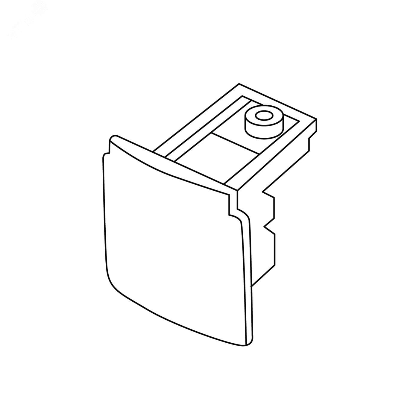 Заглушка End cap TF white