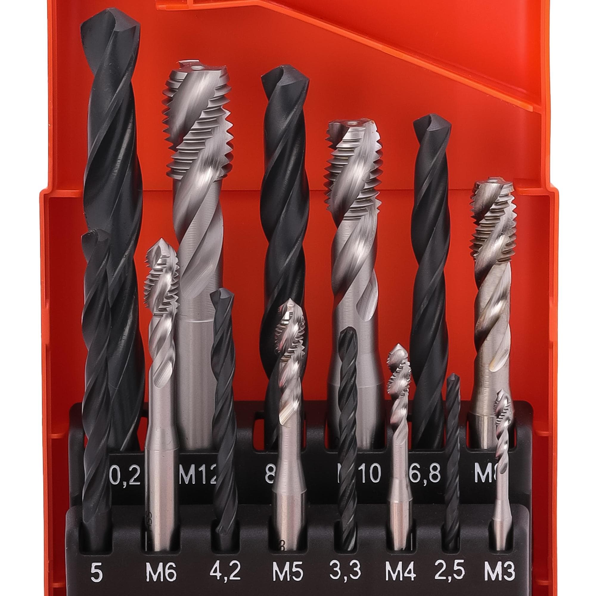 Набор метчиков и плашек M3-M12 HSS 34пр