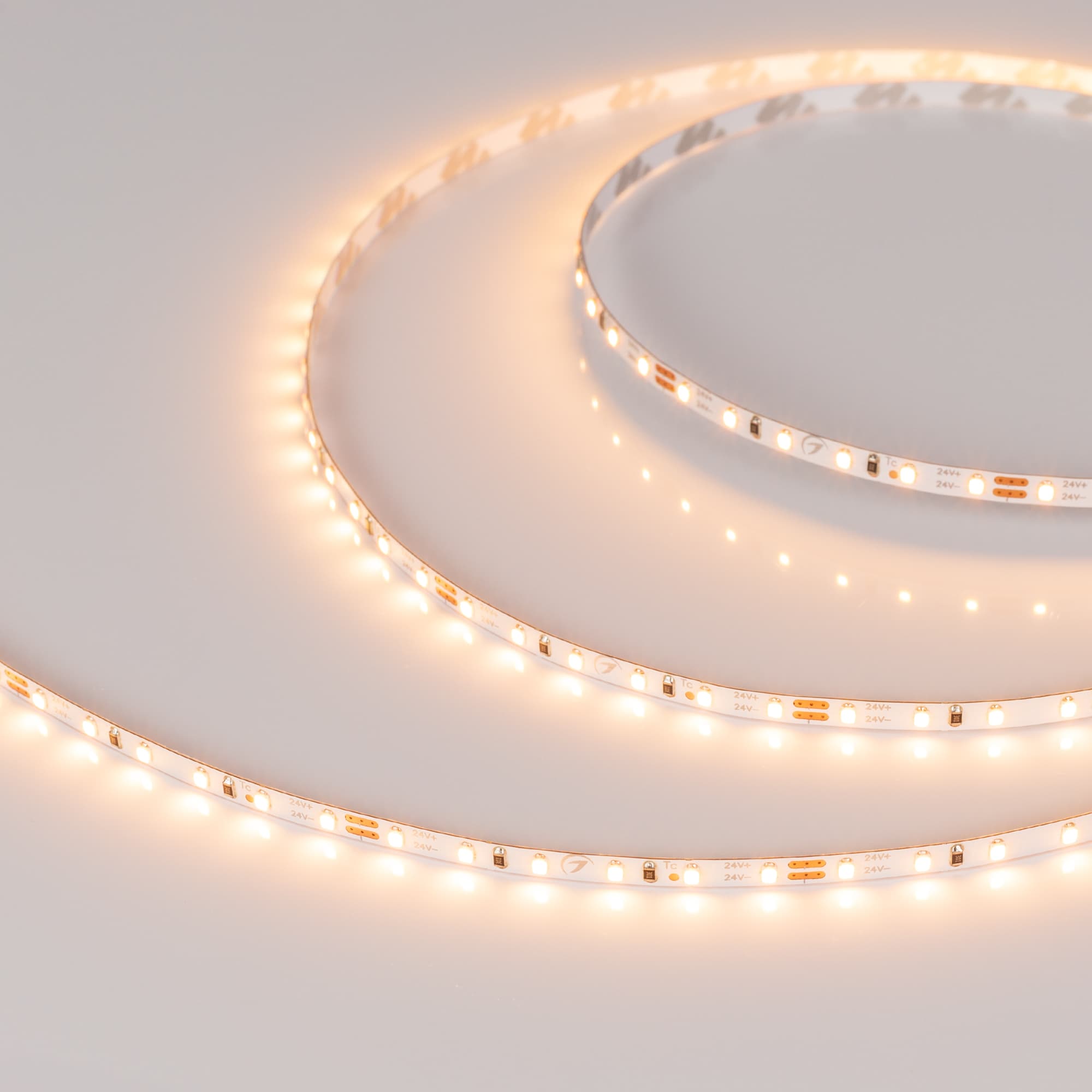 Лента светодиодная 5.4 Вт/м 24В 2700K IP20 120LED/м MICROLED-M120-4mm SMD 2216 5 м