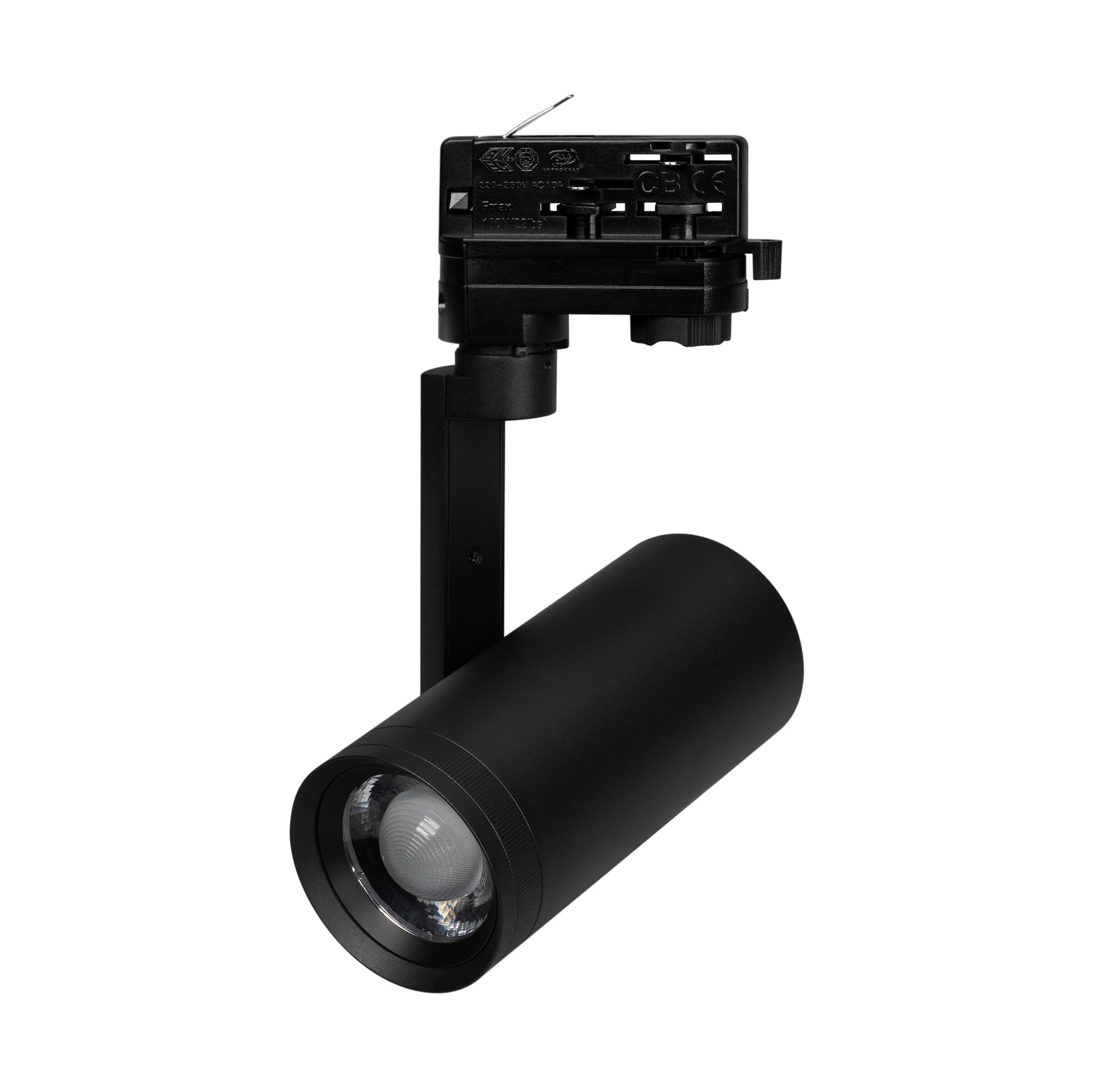Светильник LGD-URANUS-4TR-R75-18W/25W Warm3500K-MIX BK, 20-50 deg, side holder, 230V, IP20, металл, 5 лет