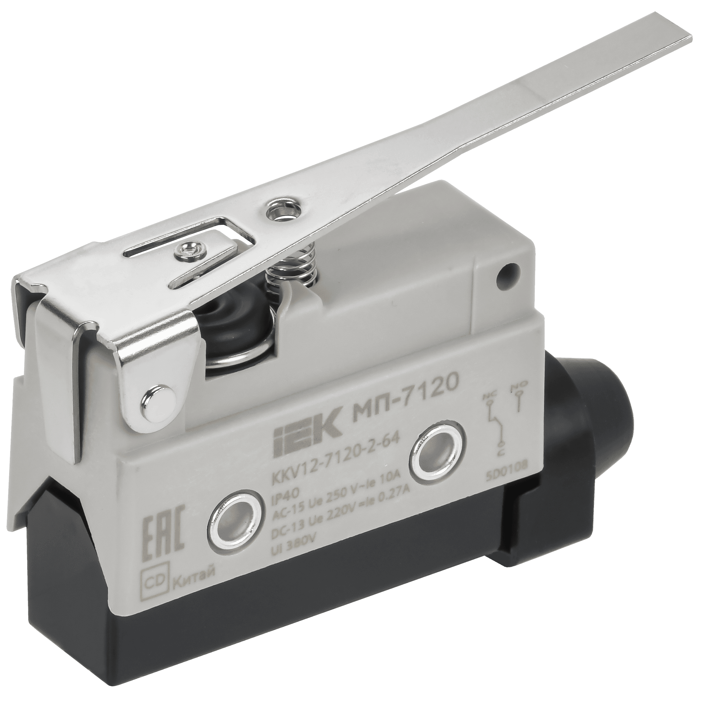 Микропереключатель концевой МП-7120 рычаг IP40