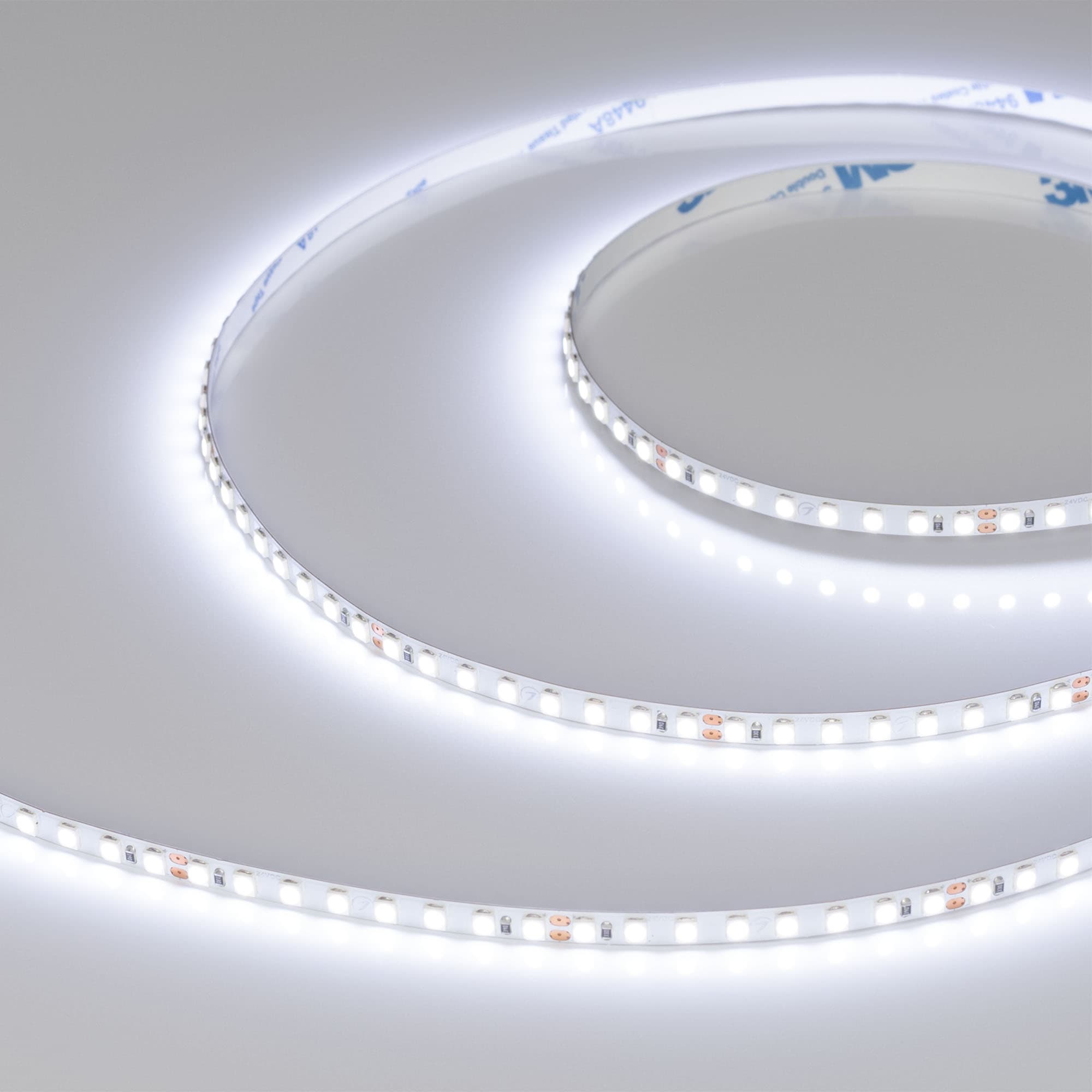 Лента светодиодная 9.6 Вт/м 24В 8000K IP20 160LED/м RT-A160-5mm SMD 2835 5 м