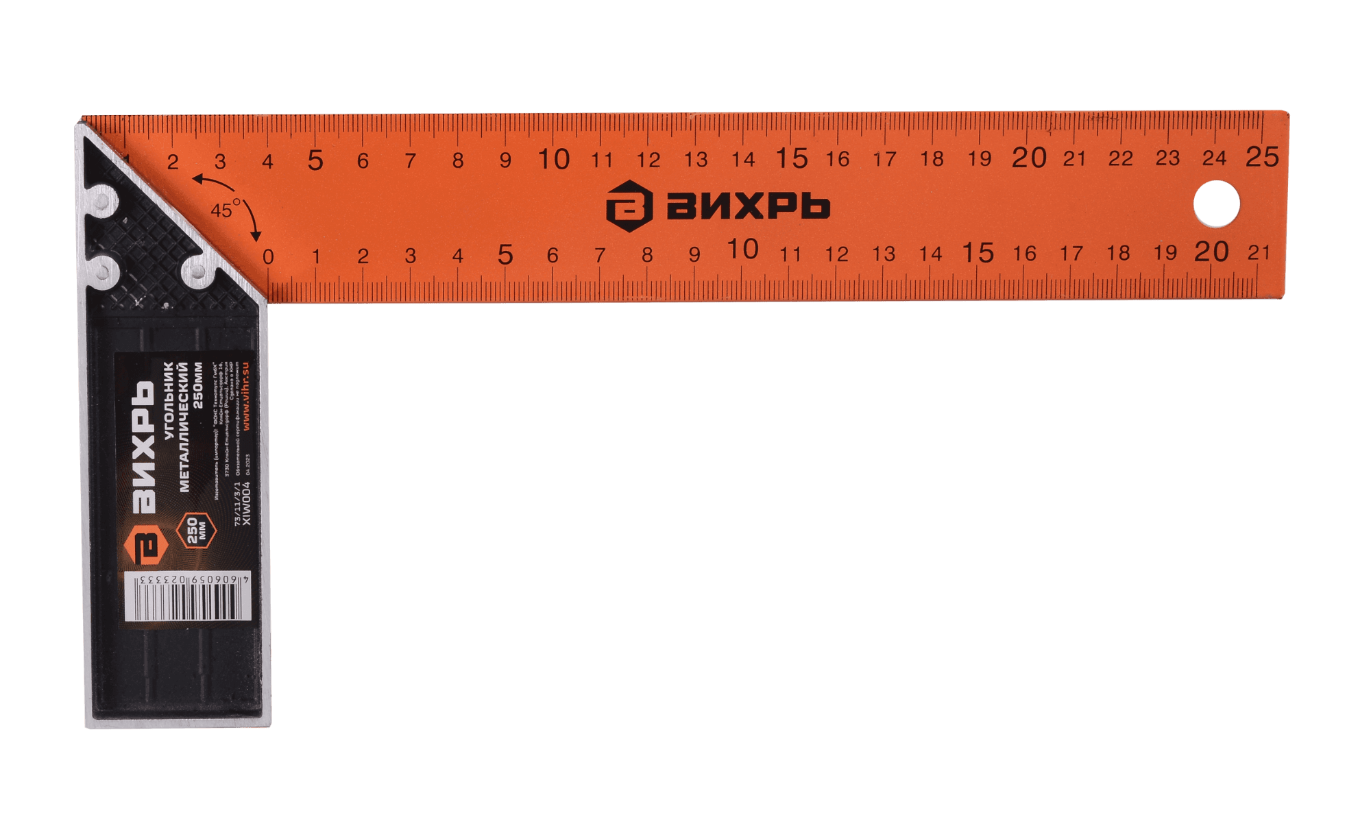 Угольник металлический 250 мм