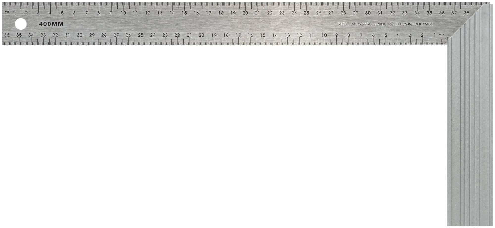 Угольник столярный Профи 400x180 мм