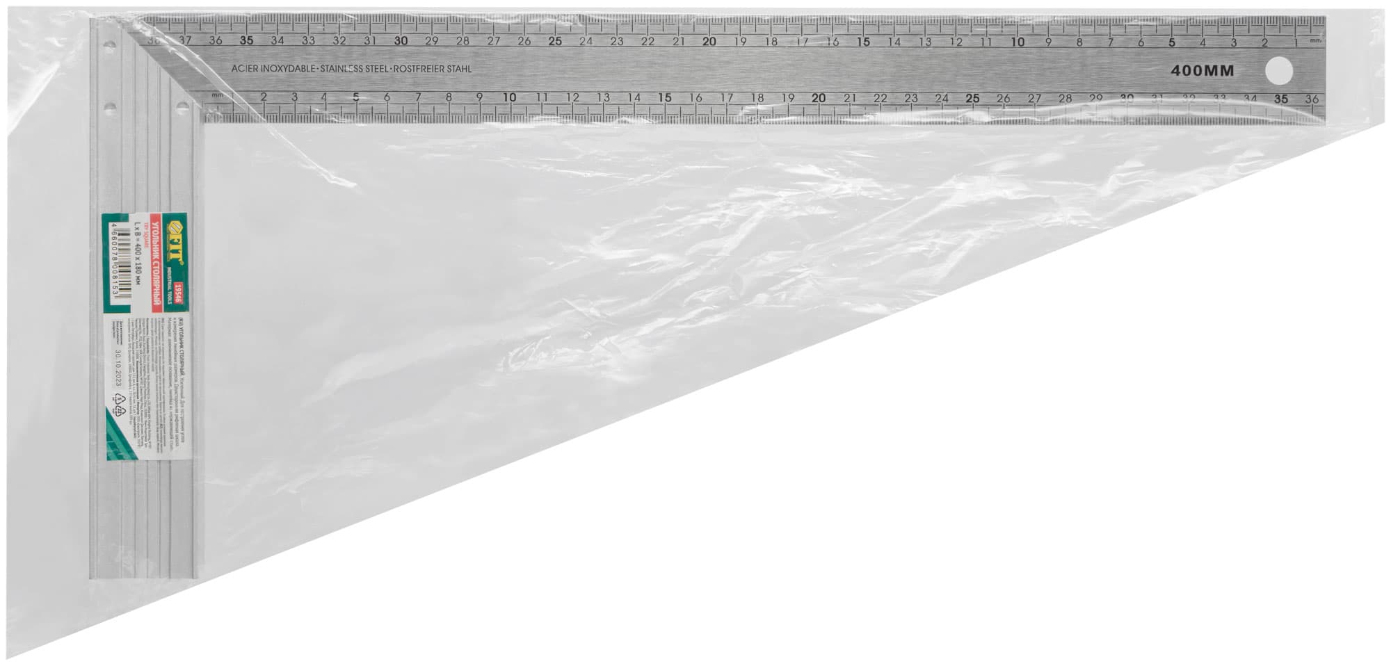 Угольник столярный Профи 400x180 мм
