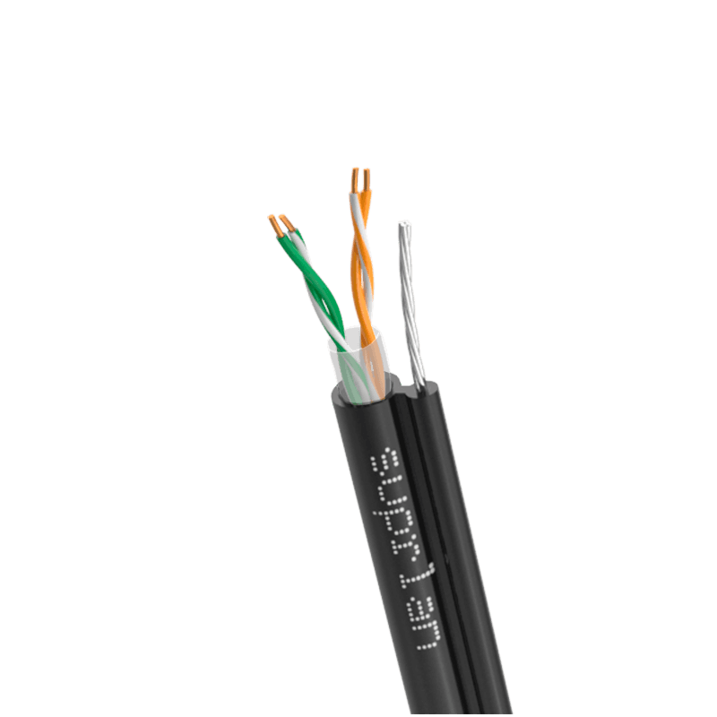 Витая пара U/UTP кат 5e 2x2xAWG24 Median Cu PE OUT T-FG8 трос 500м (RUS)