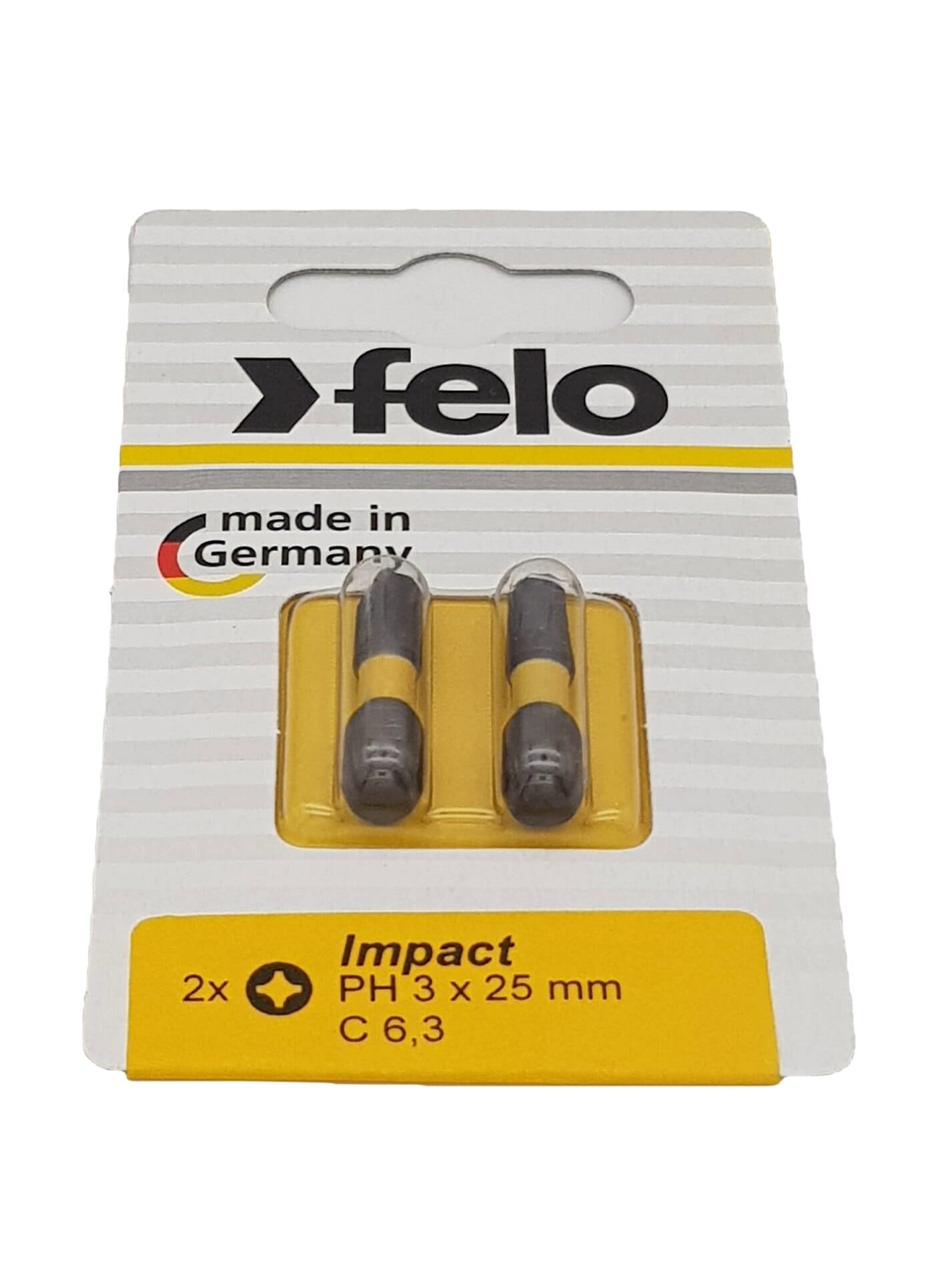 Бита крестовая ударная серия Impact PH 3X25,2 шт