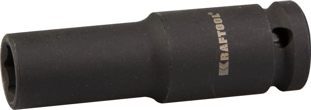 Торцовая головка ''INDUSTRIE QUALITAT'' ударная, удлиненная (1/2''), FLANK, Cr-Mo, фосфатированная, 14 мм