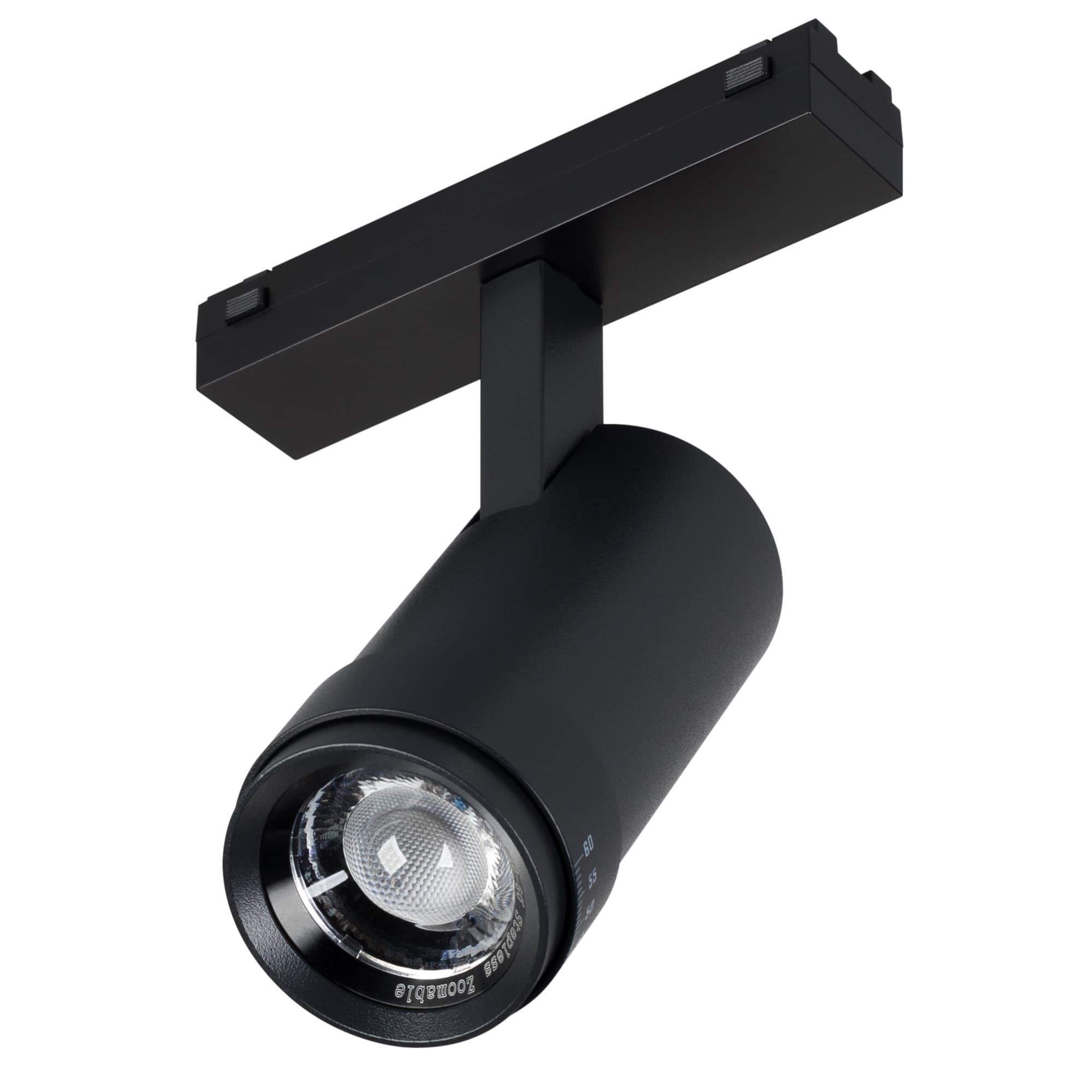 Светильник MAG-VIBE-SPOT-ZOOM-R47-10W Day4000 (BK, 20-55 deg, 48V) (IP20 Металл, 5 лет)