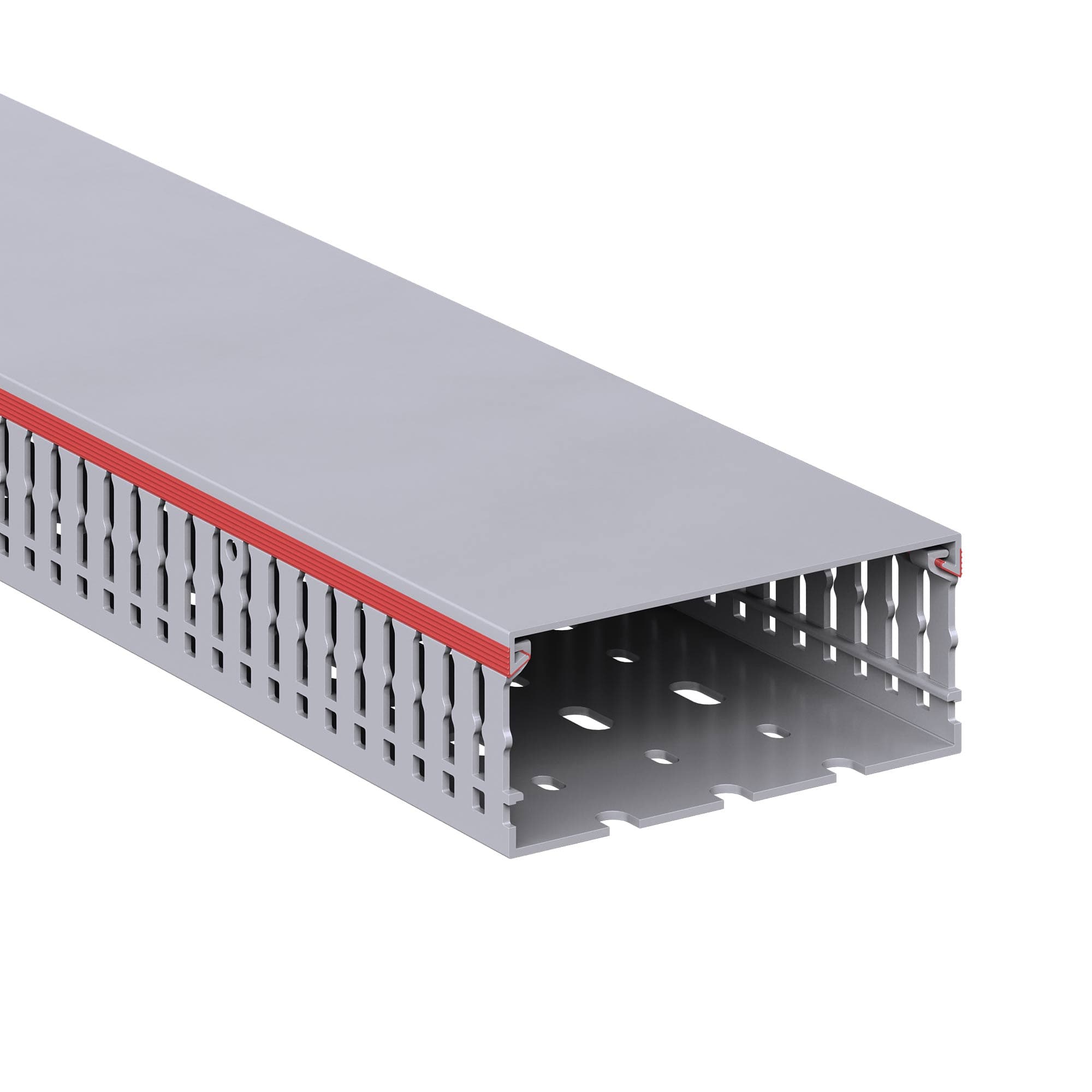 Короб перфорированный RL6 100x40 серый QUADRO