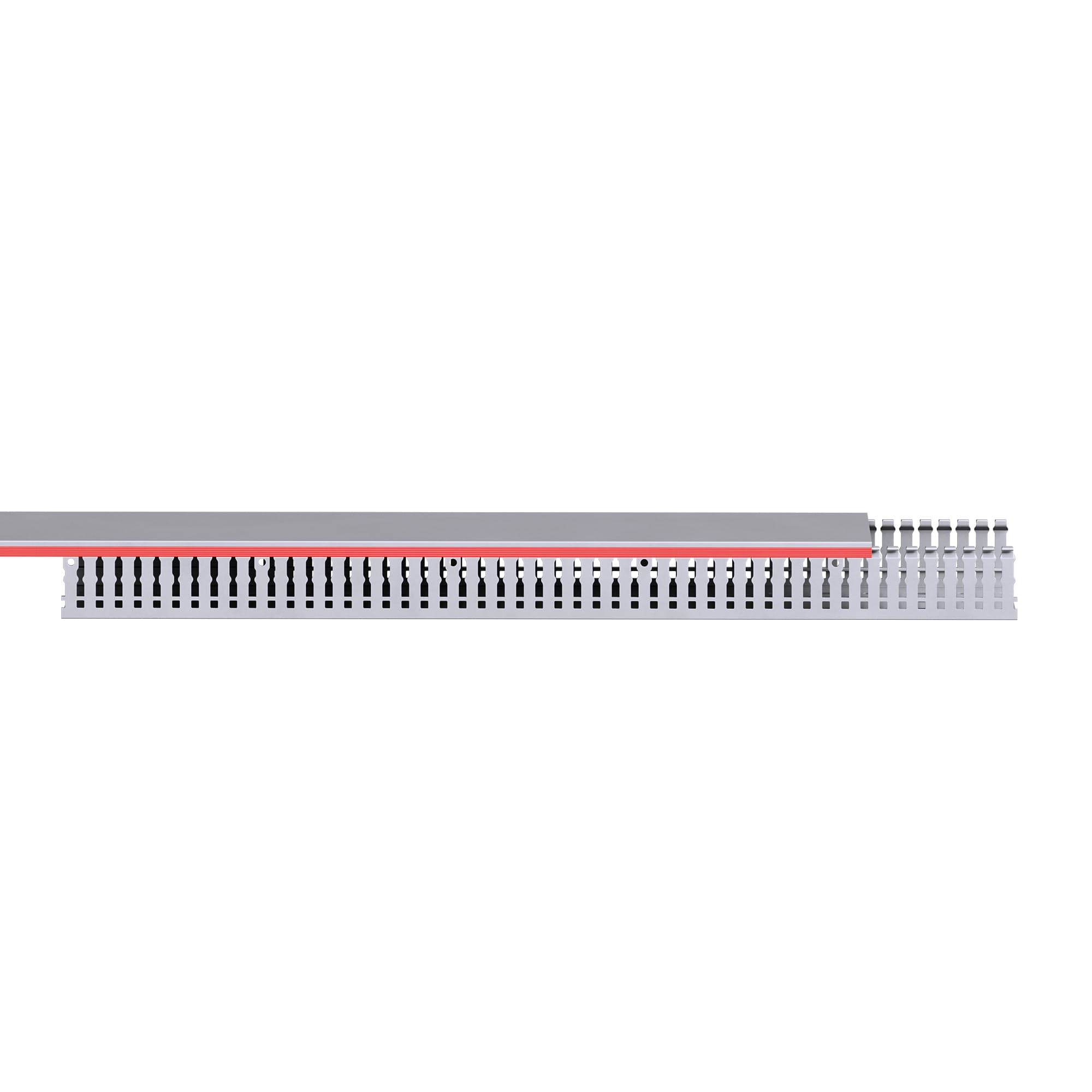 Короб перфорированный RL6 100x40 серый QUADRO