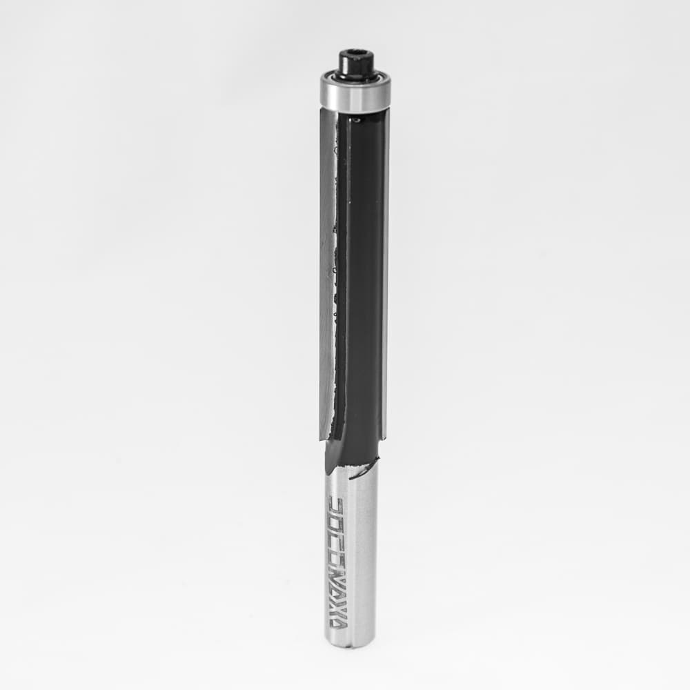 Фреза кромочная прямая с нижним подшипником d8*D10*H50,серия 1020