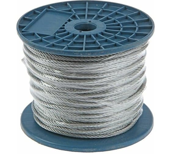 Трос DIN3055 10мм стальной оцинкованный (100м)
