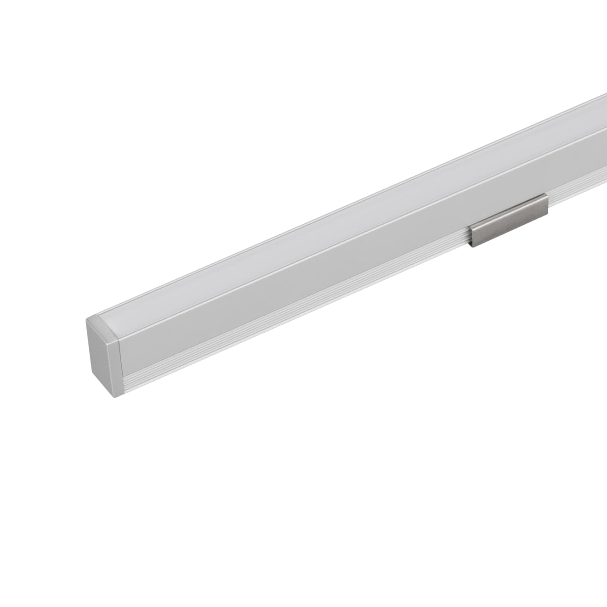 Профиль с экраном SL-MINI-8-H12-2000 ANOD+OPAL (Алюминий)