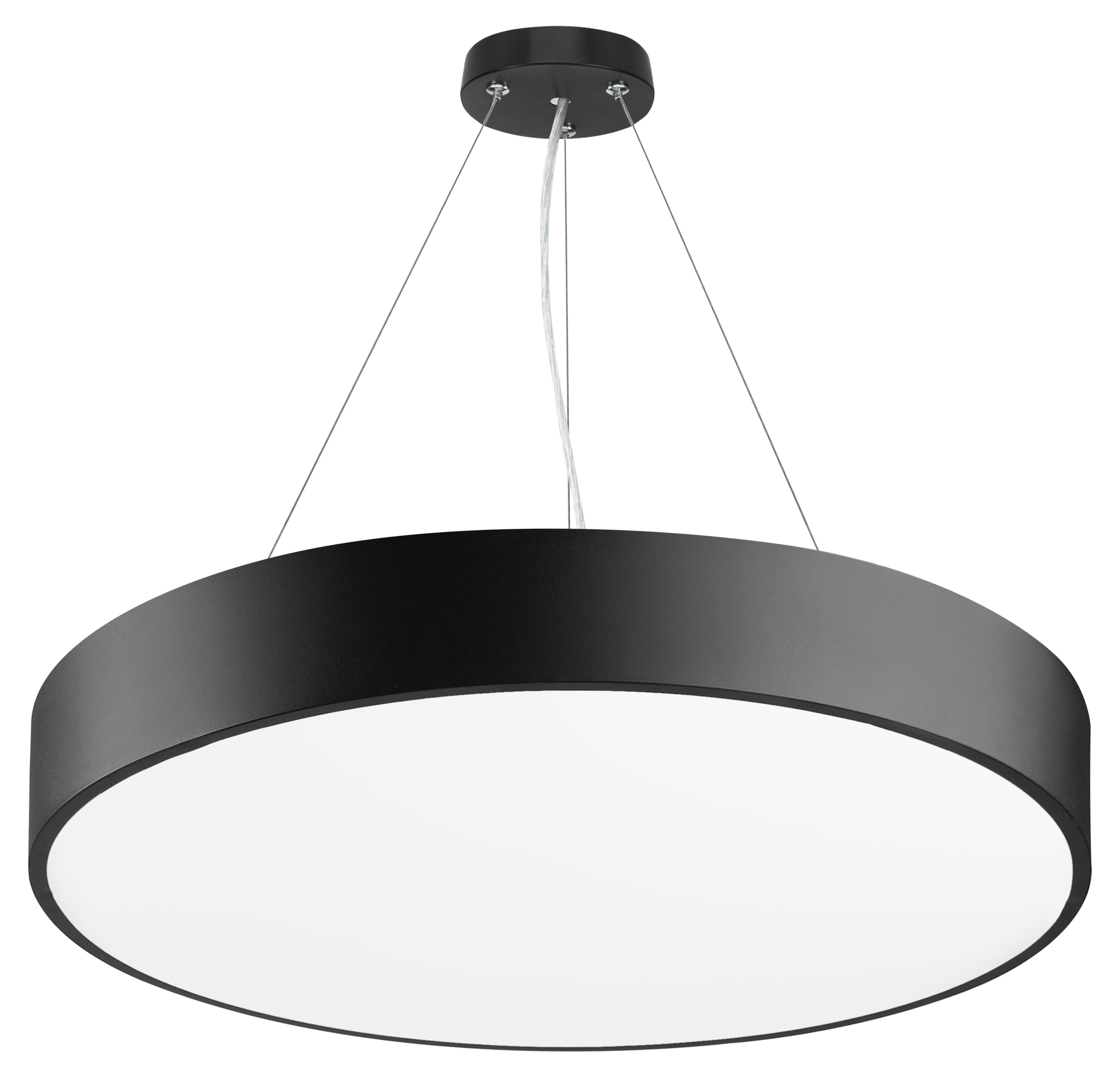 Светильник LED Geometria Ring SPO-132-B-40K-088 88Вт 4000К 800х800х80 черный подвесной драйвер внутри