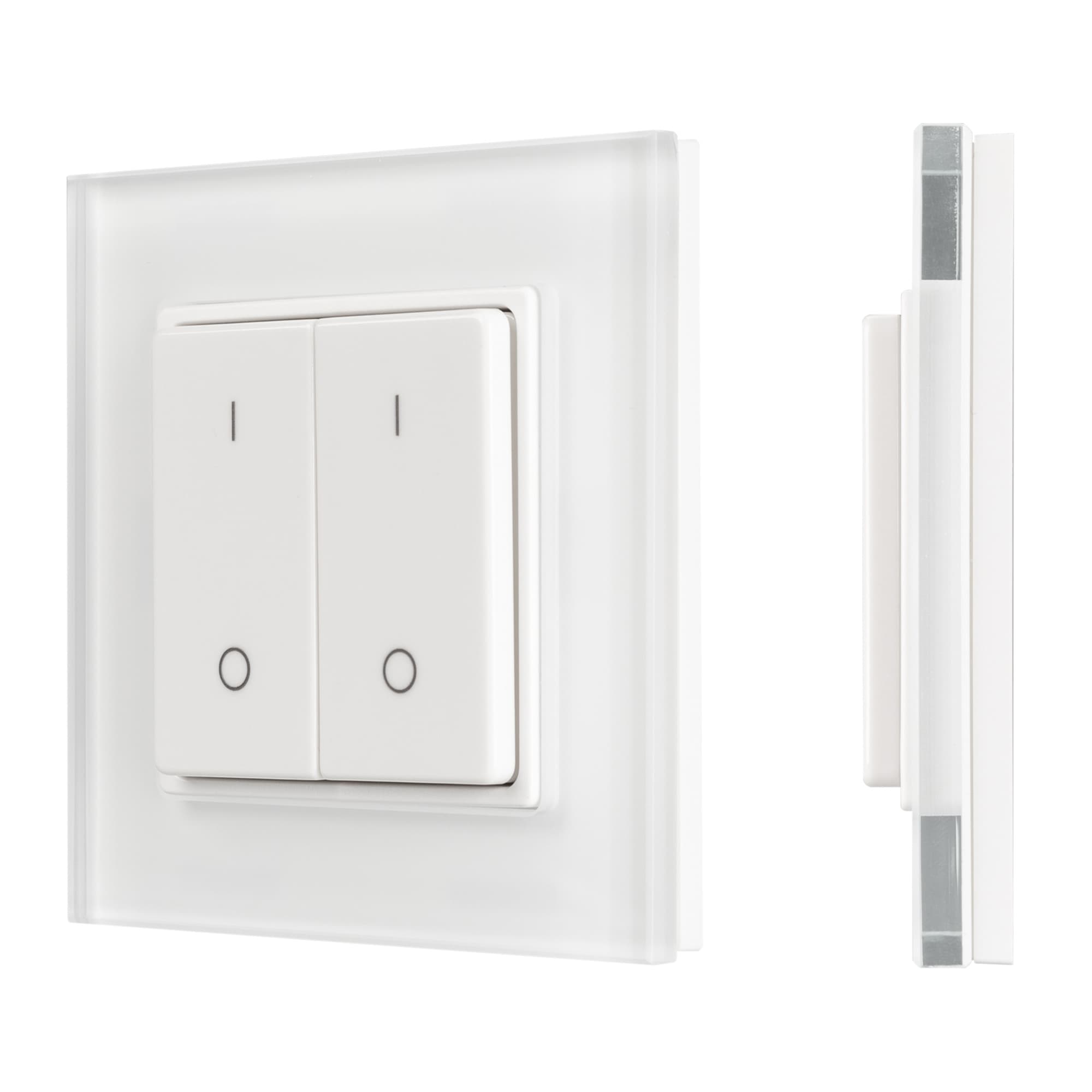Панель SMART-P47-DIM-G-SUF 3V, 2 зоны, Knob, 2.4G пластик