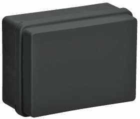 Коробка распаячная КМ41242 для открытой проводки 150х110х70мм IP55 10 гермовводов черная (RAL 9005)IEK