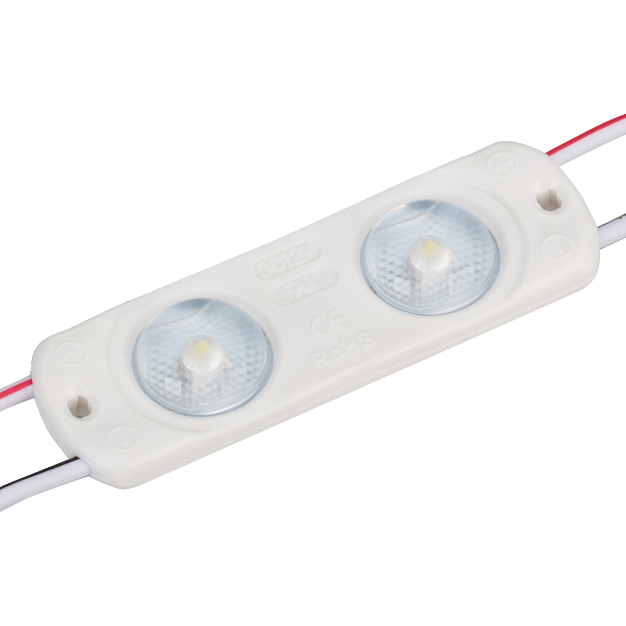Модуль герметичный CRAFT-2835-2-12V Warm 170deg (56х17,5мм, 0.8W, IP65) (Закрытый)