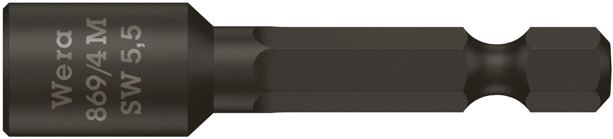 Головка торцевая 869/4 M с магнитом хвостовик 1/4 E 6.3 5.5X50 мм