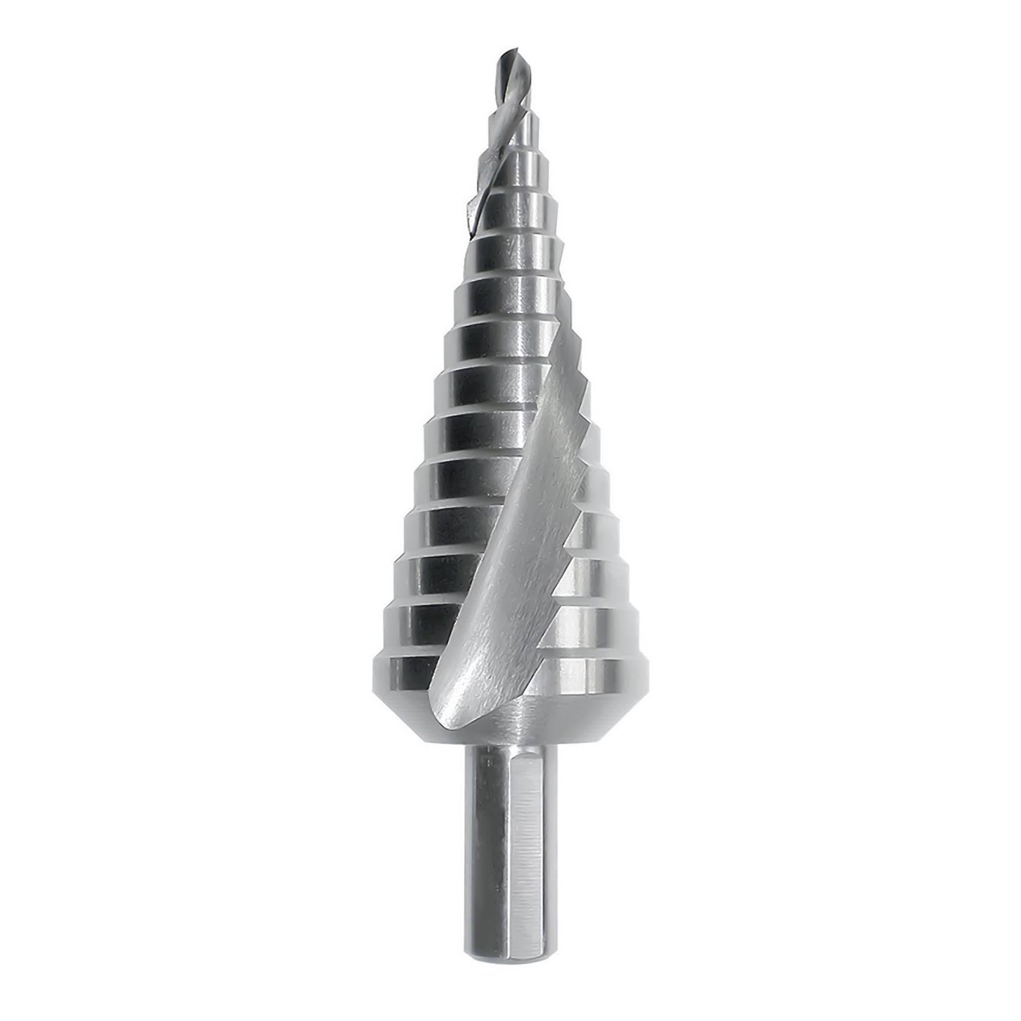 Сверло ступенчатое 4-12мм HSS 9 ступеней
