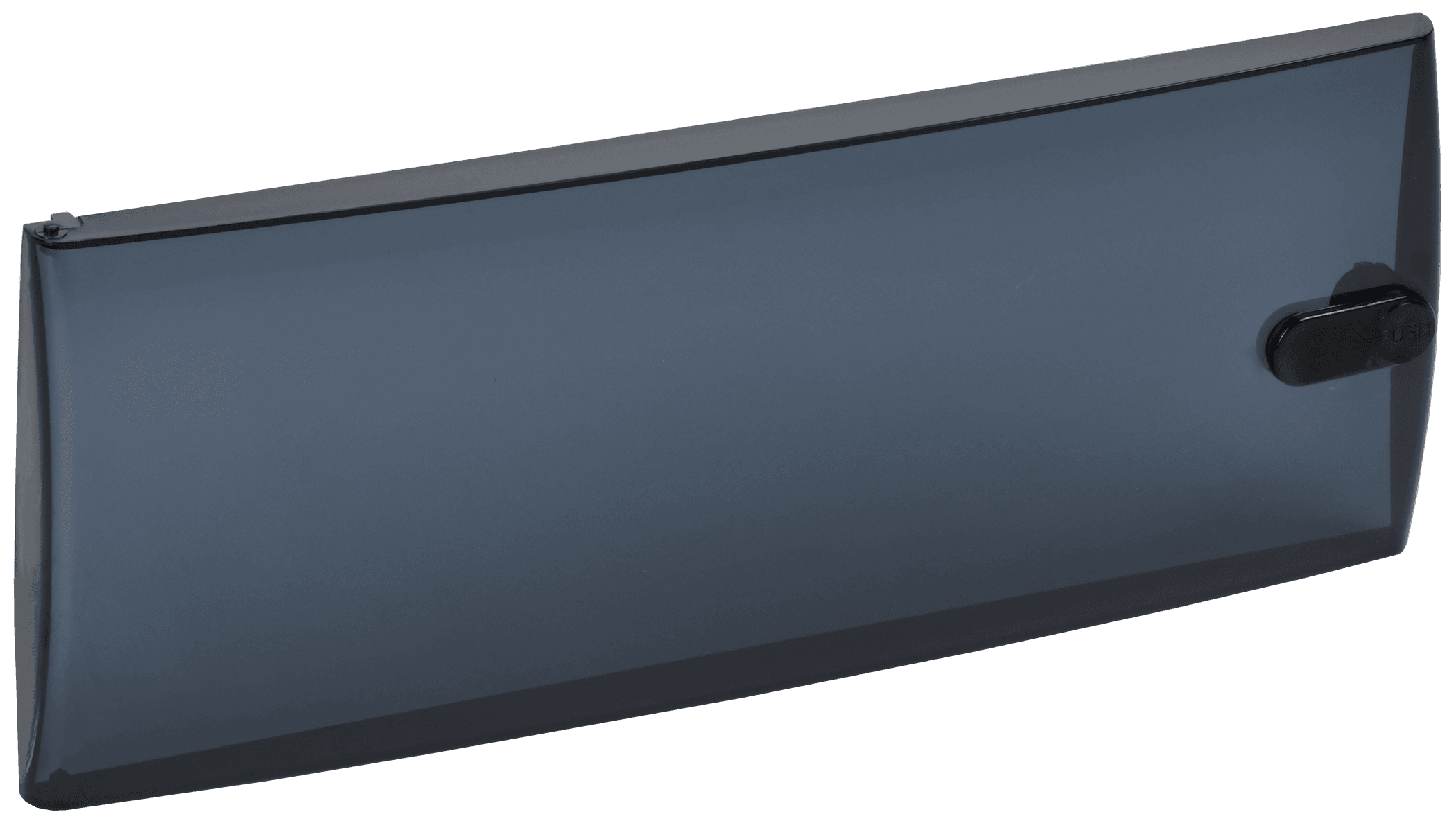 Дверца для корпуса пластикового ЩРН(В)-П-12 IP41 черная прозрачная TEKFOR