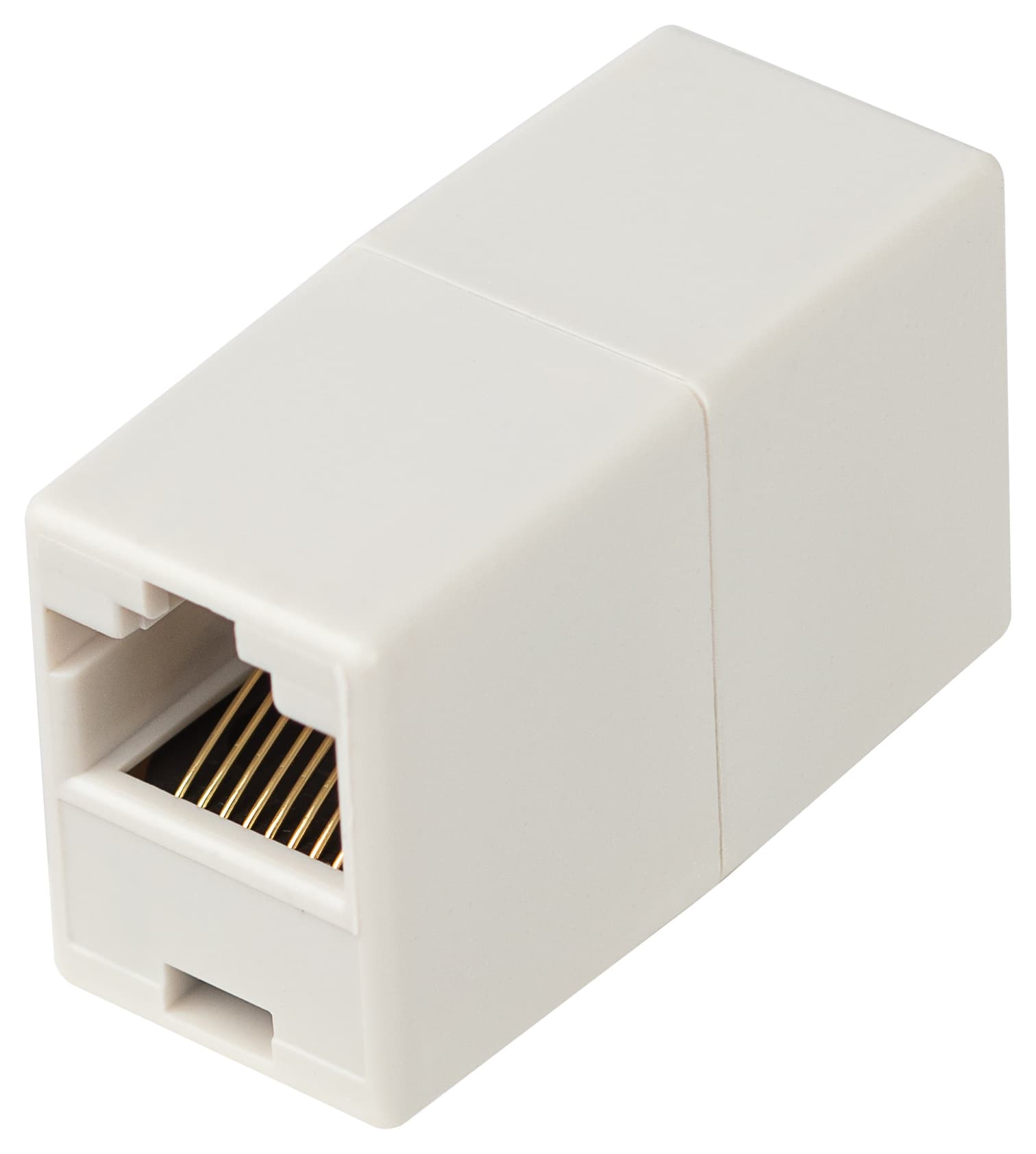 Адаптер проходной тип RJ45-RJ45 категория 5е неэкранированный упаковка 1 шт.
