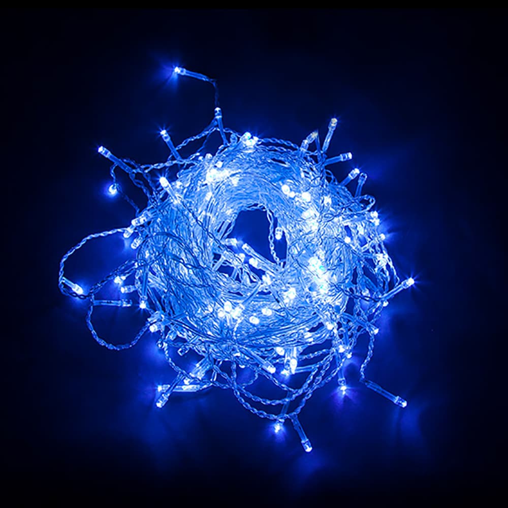 Гирлянда Занавес LED синий 3х2 м IP44