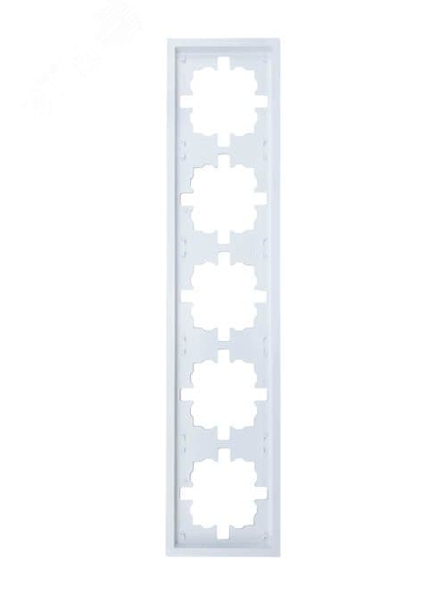 ZIMA Рамка 5-ая универсальная, белая Lezard 704-0200-150