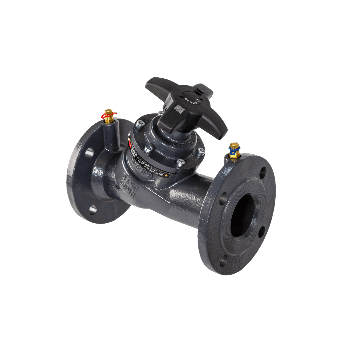 Ручной балансировочный клапан MNF-R2, фланцевый DN150, PN25, Tmax 150 °C