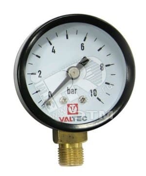 Манометр радиальный VT.TM40 Dy40 1/8' 0-10 бар для подпиточного клапана