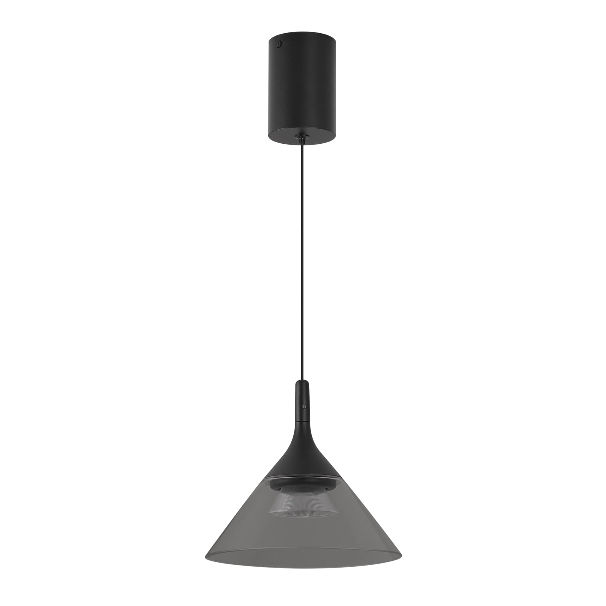 Светильник SP-OMBRELLO-HANG-R200-7W 3000K BK, 30 deg, 230V, IP20, металл, 5 лет
