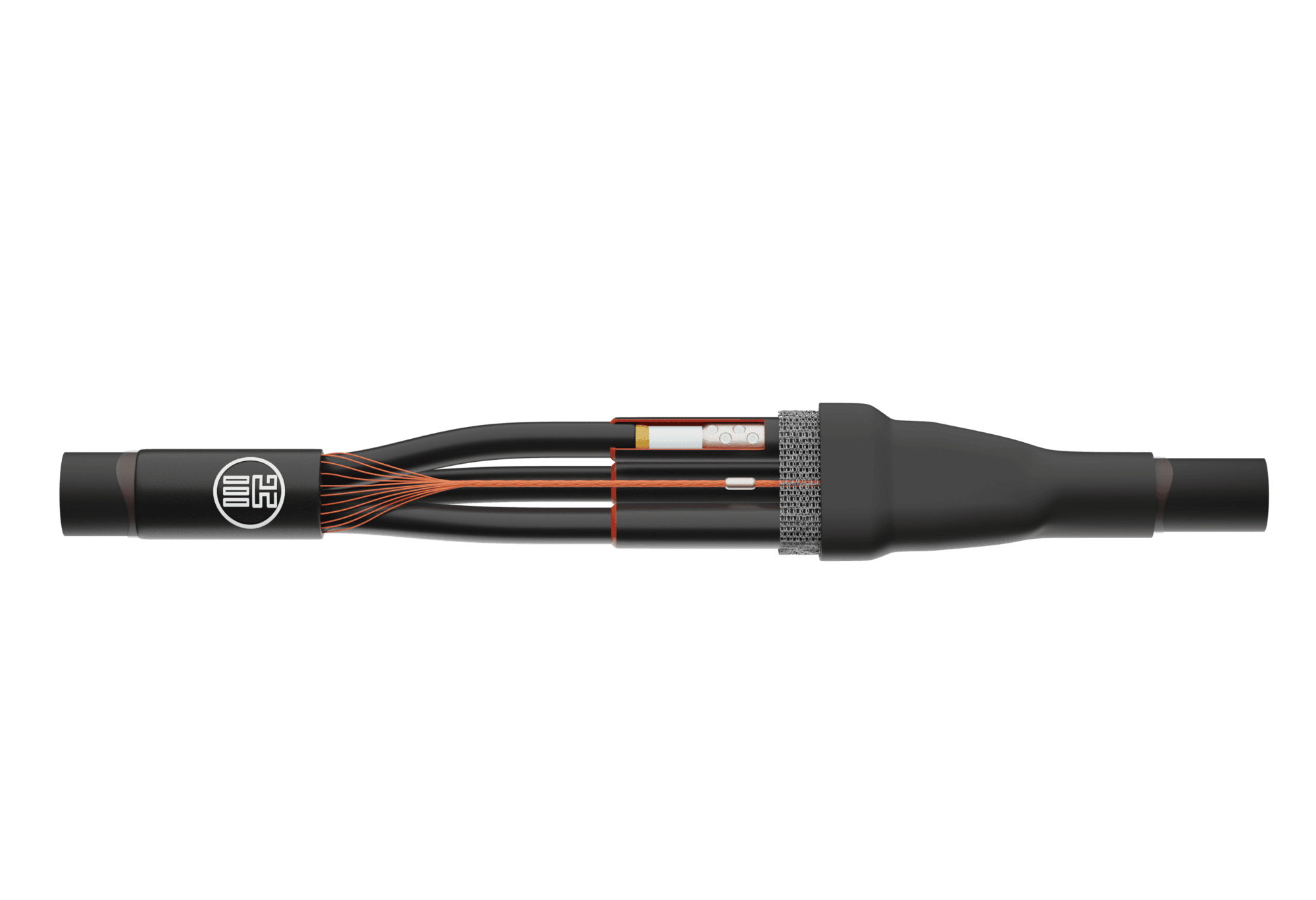 Муфта соединительная HJ2P-12/3x300-400 (3ПСтБ-10-300-400-БС) СПЭ изоляц., с броней и без брони, без соед., ППД